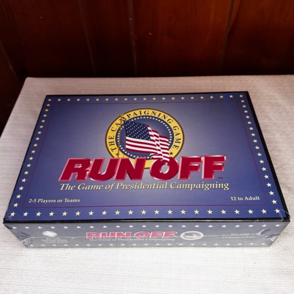 Run Off The Game of Presidential Campaigning - Blue Box